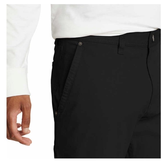 NEW Eddie Bauer Men’s Canvas Stretch Utility Pant - 38 X 29 Black - Picture 5 of 6
